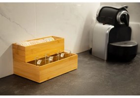 Bambusz tároló, 22,5 x 15 x 6,35 cm - Compactor