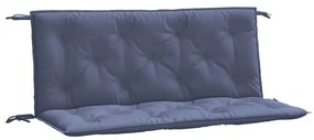 2 db tengerészkék oxford szövet kerti padpárna 120 x 50 x 7 cm