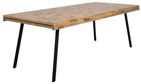 Teakfa étkezőasztal 100x220 cm Suri – White Label