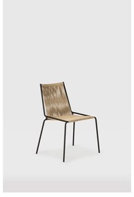 Bézs fém rakásolható étkezőszék szett 2 db-os Emily – Marckeric