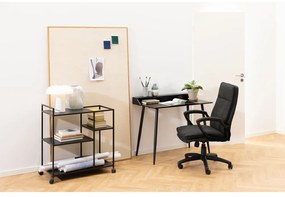 Newcastle fekete zsúrkocsi, 40 x 78 cm - Actona