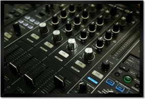 Poszterek keretben 60x40 Fekete keverő vezérlő