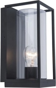 LUTEC 5288803012 FLAIR Modern Kültéri Fali Lámpa Fekete E27 IP44