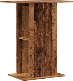 vidaXL antik fa színű szerelt fa akváriumállvány 36 x 60,5 x 72,5 cm