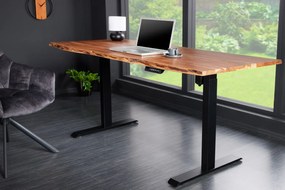 MAMMUT állítható magasságú akác íróasztal - 160cm