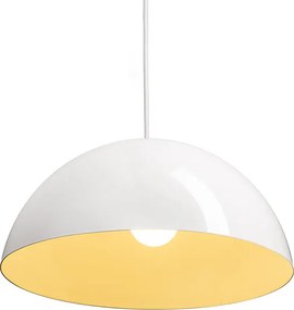 RENDL MONROE 40 függőlámpa csillogó fehér/fehér 230V LED E27 30W
