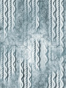 Fotótapéta Zsinórok szürke-kék vinil 184x254 szövés textúra +ragasztó
