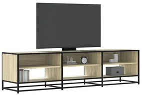 sonoma tölgy színű szerelt fa TV-szekrény 180 x 40 x 46 cm