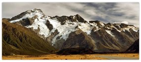 Mount Sefton, Új-Zéland képe (120x50 cm)