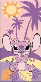 Disney Lilo és Stitch, A csillagkutya Angel Paradise fürdőlepedő, strand törölköző 70x140cm (Fast Dry)