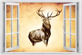 Poszterek 120x80 Szarvas szarvakkal