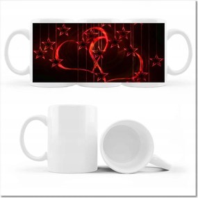 Nőnapi nyomott mintás bögre Ajándék Love