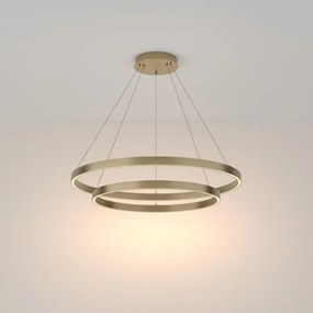 Maytoni MOD058PL-L74BS3K - LED Csillár zsinóron RIM LED/88W/230V átm. 80 cm arany