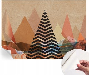 Öntapadós fotótapéta Stílusos minta Absztrakt tájkép 208x146 cm