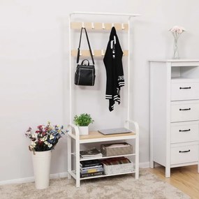 Álló fogas NAVOR barna/fehér