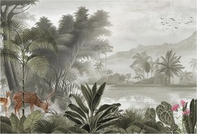 Flizelin fotótapéta Flizelin Design Trópusi oázis 152x104