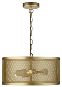 Searchlight 12483-3GO - Csillár láncon FISHNET 3xE27/60W/230V arany