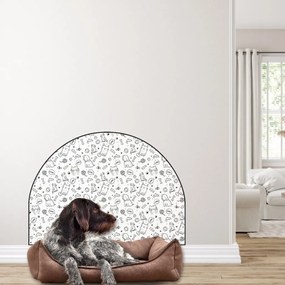 PIPPER. Védő textil falmatrica – Ív – Állatok Méret: 83x60cm, Indíték: név nélkül