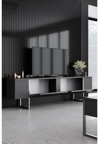 TV asztal/Szekrény Luna 2 (antracit + ezüst) . 1102302