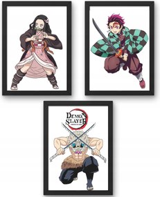 Három darabos Demon Slayer poszter szett