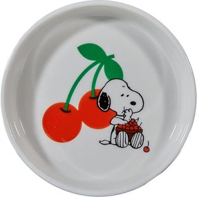 PEANUTS kerek tálka Ø 10,3 cm , Snoopy cseresznye