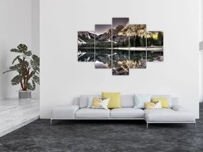 Tó a hegyekben képe (150x105 cm)