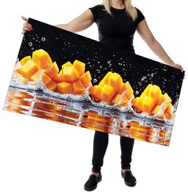 Wallplex konyhahátfal Mézédes Mangó (Méret: 60x120)