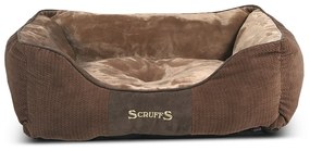 Barna plüss fekhely kutyáknak 50x60 cm Scruffs Chester M – Plaček Pet Products