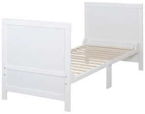 Fehér babaágy állítható magassággal 70x140 cm Easy Sleep – Roba