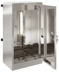 postaláda Fekete 30 x 23 x 55 cm Rozsdamentes acél