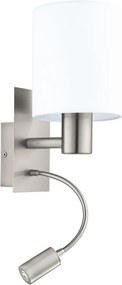 Eglo PASTERI 96477 Fali lámpa 1x40W/E27 + 1X3,5W/LED 380LM