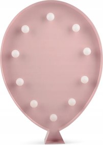 LED-es gyerekszoba lámpa Lufi rózsaszín 35cm