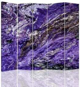 Gario Paraván Rohanó víz lila színben Méret: 180 x 170 cm, Kivitelezés: Klasszikus paraván