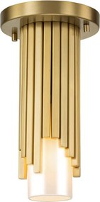 Elstead Lighting Marvele MARVELE-MP-AB-OPAL Függőlámpa 1x40W/E14 IP20