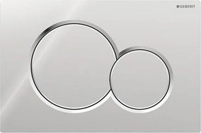 Geberit 115.770.21.5 - Sigma01 Round öblítőnyomólap 24,6x16,4 cm fényes króm