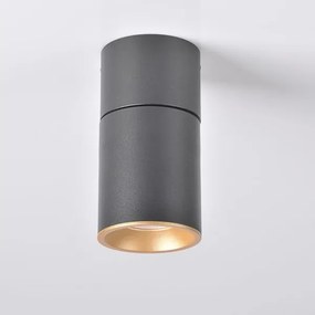 Spotlámpa NIXA 1xGU10/10W/230V fekete/arany