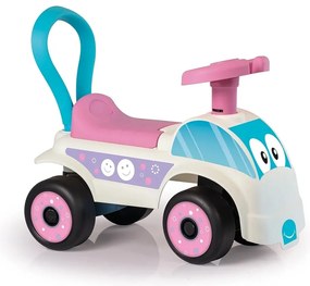 Down Scooter autó, fehér és rózsaszín