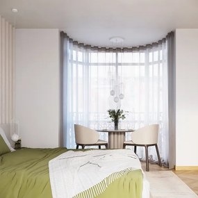 Sollux SL.1331 - Csillár zsinóron BRINA 1xG9/8W/230V fehér