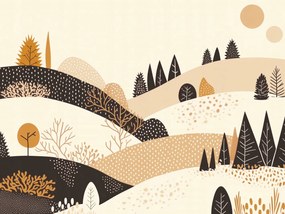 Poszter 40x30cm Ősz a hegyekben