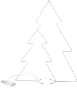 Fák karácsonyi világító dekoráció, 45 x 33 cm, 25LED