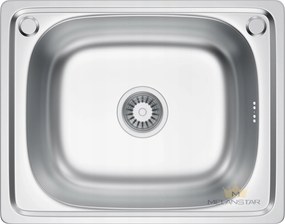 Mosogató 50x40 cm Rozsdamentes Acél Szatén Szifonnal – Ideális Konyhába