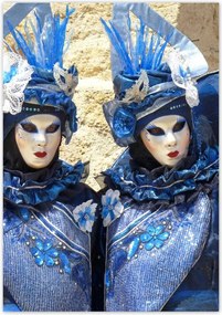 Poszterek 70x100 Velence farsangi maszkok