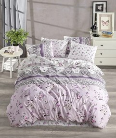 Sofia Lila pamut lepedők 200x140cm+90x70cm TiaHome