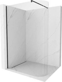 Mexen Kioto, lekerekített zuhanyparaván 150 x 200 cm, 8 mm átlátszó üveg, fekete profil, 800-150-101-70-06