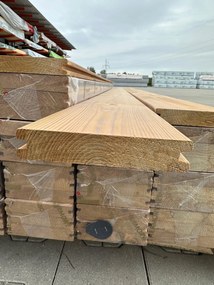 Teraszdeszka Thermo thermo fenyő sima terasz fa 26x140mm