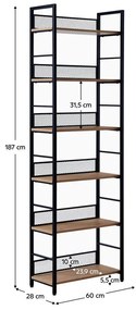 Regál Kuomintang 3 (tölgy + fekete). 1116366
