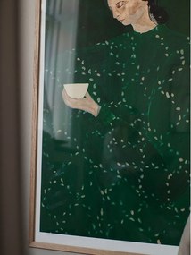 Poszter 30x40 cm Coffee Alone At Place De Clichy – Sofia Lind – The Poster Club