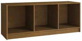 mézbarna tömör fenyőfa TV-szekrény 104 x 33 x 41 cm