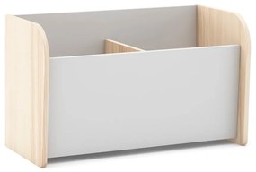 Fehér gyerek könyvespolc 70x42 cm Esteban – Marckeric