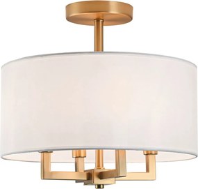 COSMOLIGHT C04913BR-WH LILLE Ernyős Mennyezeti Lámpa Sárgaréz E14 IP20